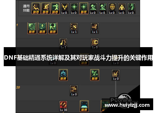 DNF基础精通系统详解及其对玩家战斗力提升的关键作用
